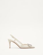 VLOGO SIGNATURE SLINGBACK PUMP IN CALFSKIN LEATHER 80MM - Image 6